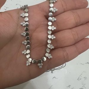 Henri Bendel Choker in silver